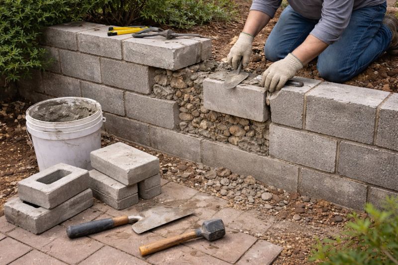 Block Wall Repair in Grand Forks, ND
