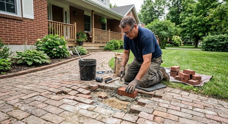 Brick Flatwork Repair in Crookston, MN