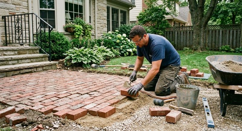 Brick Flatwork Repair in Grand Forks County, ND