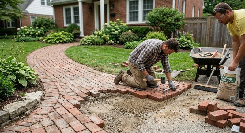 Brick Flatwork Repair in Grand Forks, ND