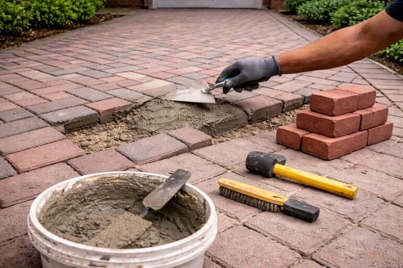 Brick Hardscape Repair in Grand Forks, ND