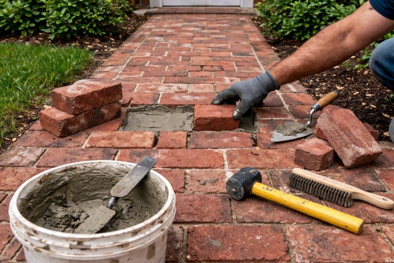 Brick Pathway Repair in Grand Forks, ND
