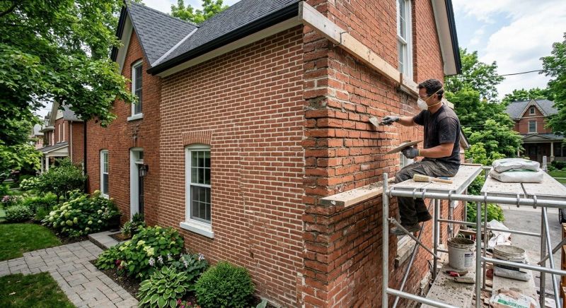 Brick Restoration in Grand Forks Afb, ND