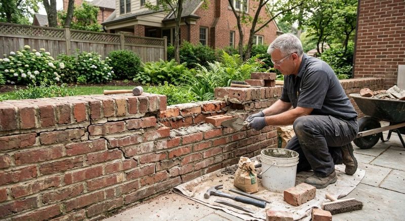 Brick Wall Repair in Grand Forks County, ND