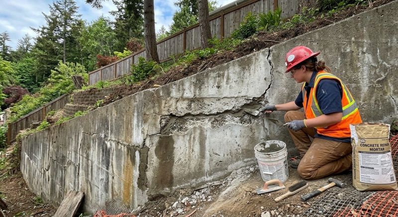 Retaining Wall Repair in Crookston, MN