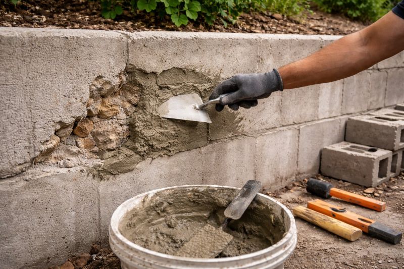 Retaining Wall Repair in Grand Forks County, ND