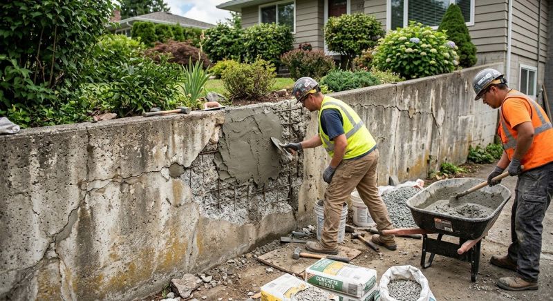 Retaining Wall Repair in Grand Forks, ND