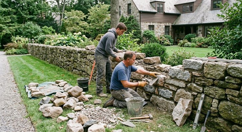 Rock Wall Repair in Grand Forks, ND