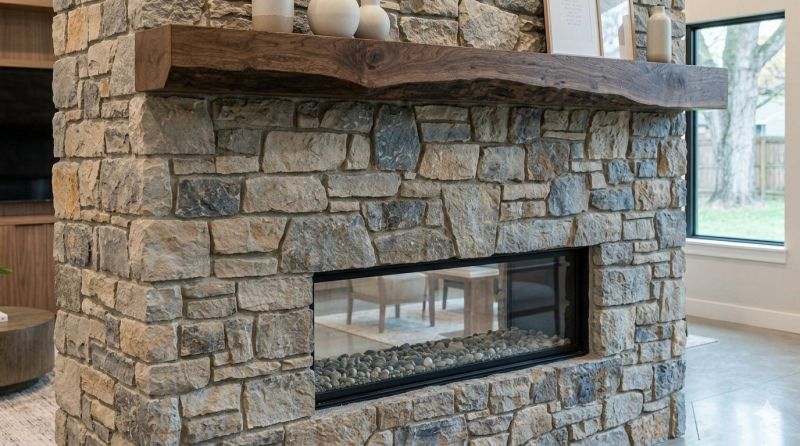 Stone Chimney Installation in Grand Forks Afb, ND