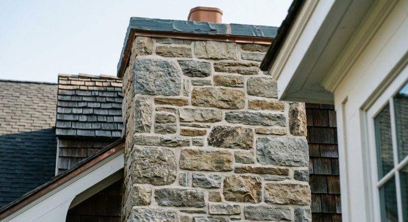 Stone Chimney Installation in Grand Forks, ND