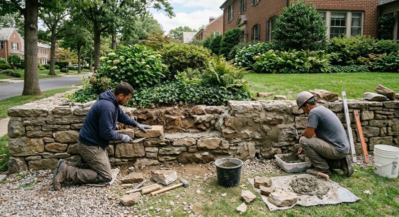 Stone Column Repair in Grand Forks, ND