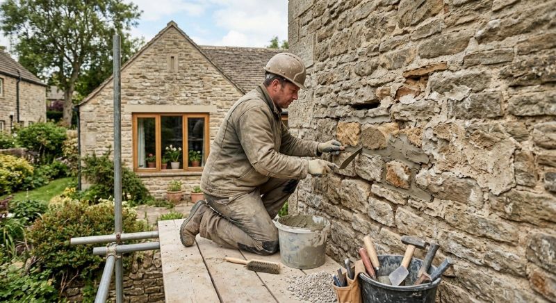 Stonework Repair in Grand Forks County, ND