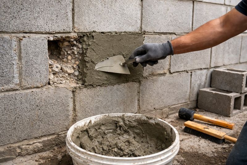 Concrete Block Repair in Crookston, MN