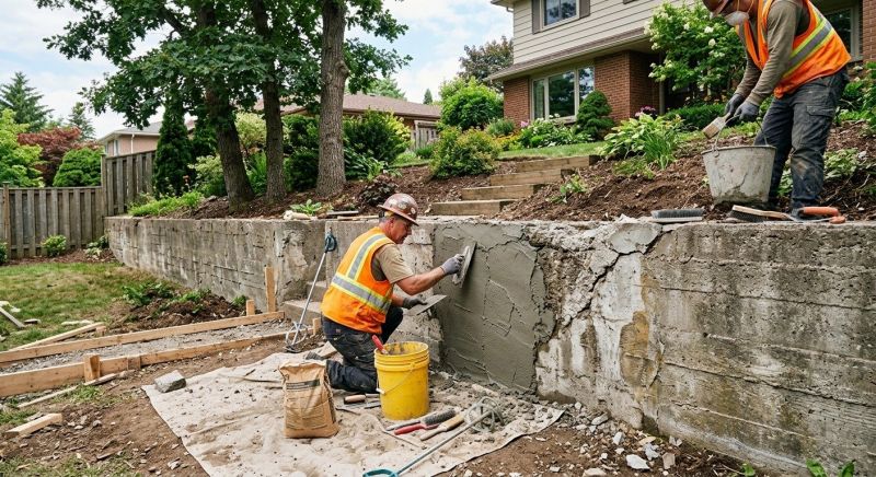 Retaining Wall Repair in Crookston, MN