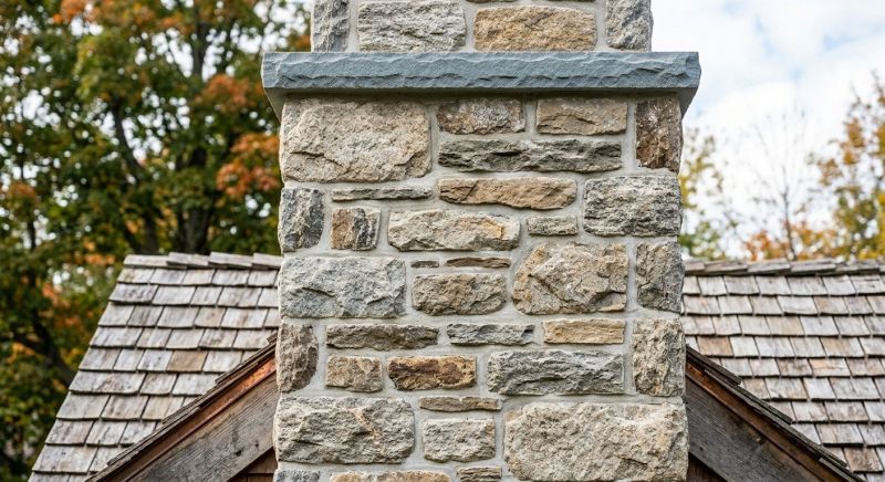 Stone Chimney Installation in Grand Forks Afb, ND